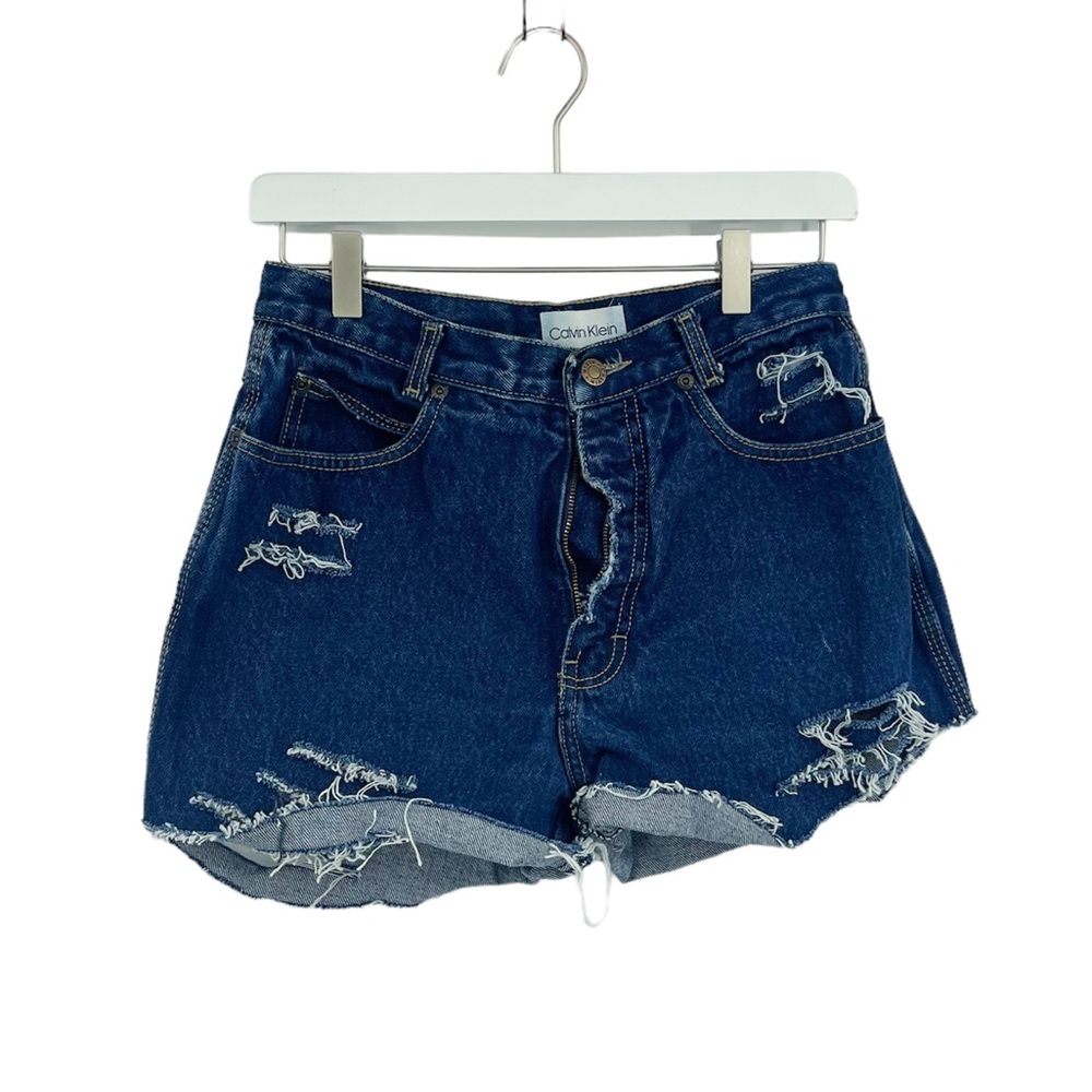 Calvin Klein Vintage Custom Distressed Shorts Size 26